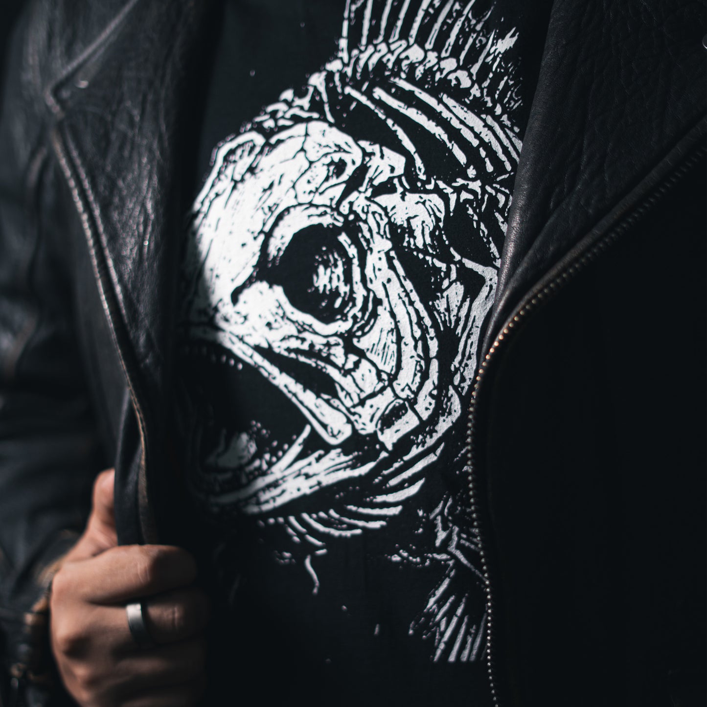 Skeleton Fish Graphic T-Shirt | Unisex Softstyle Cotton Tee
