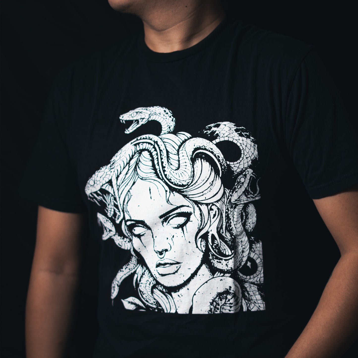Medusa Graphic T-Shirt | Unisex Softstyle Cotton Tee, Minimalist Style