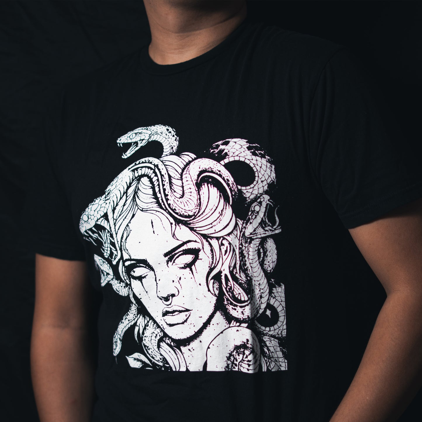Medusa Graphic T-Shirt | Unisex Softstyle Cotton Tee, Minimalist Style