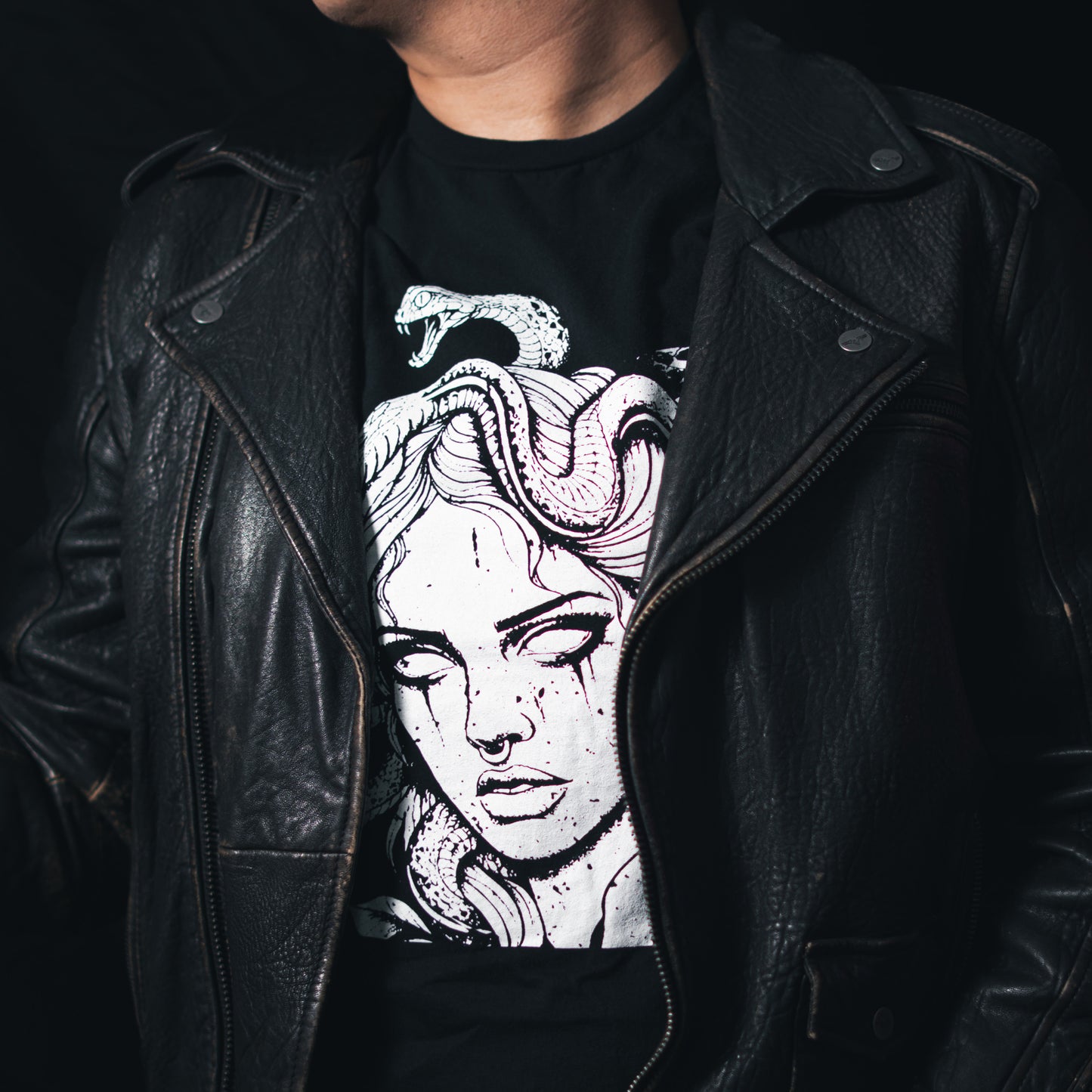 Medusa Graphic T-Shirt | Unisex Softstyle Cotton Tee, Minimalist Style