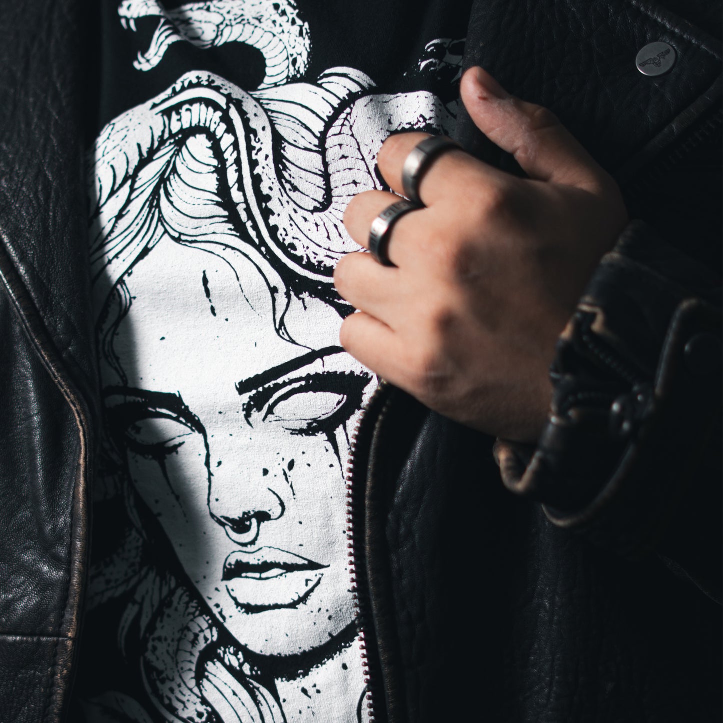 Medusa Graphic T-Shirt | Unisex Softstyle Cotton Tee, Minimalist Style