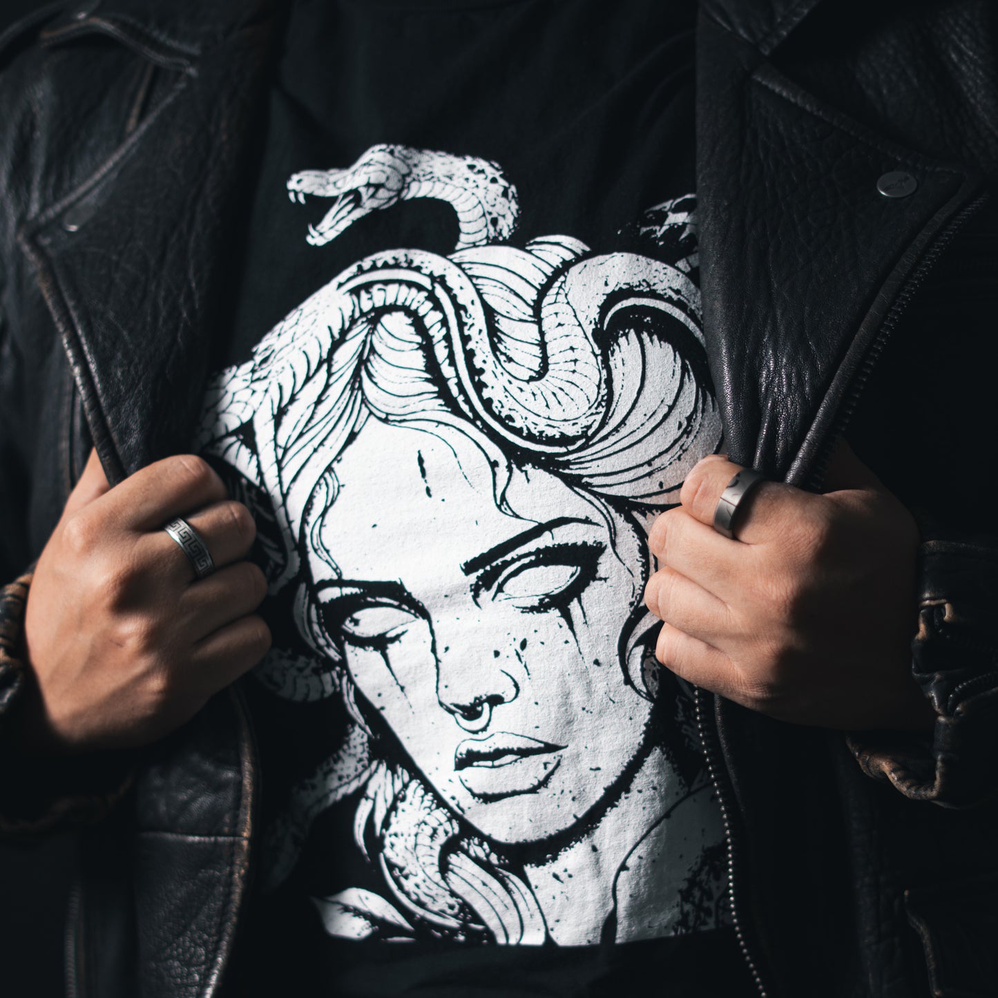Medusa Graphic T-Shirt | Unisex Softstyle Cotton Tee, Minimalist Style